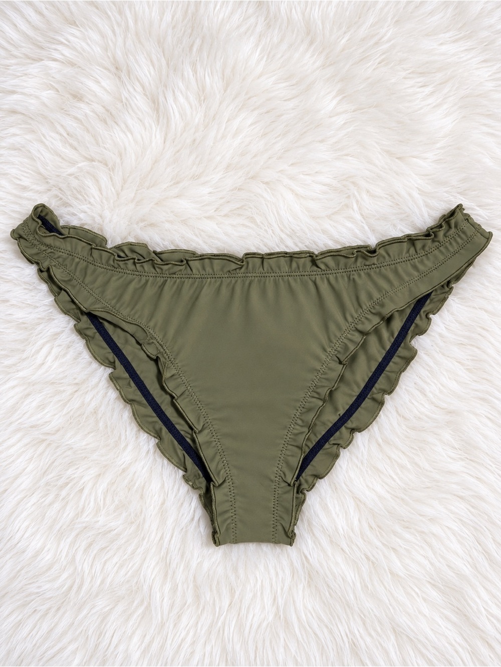 Peony Ruffle Low Rise Bikini Bottoms
